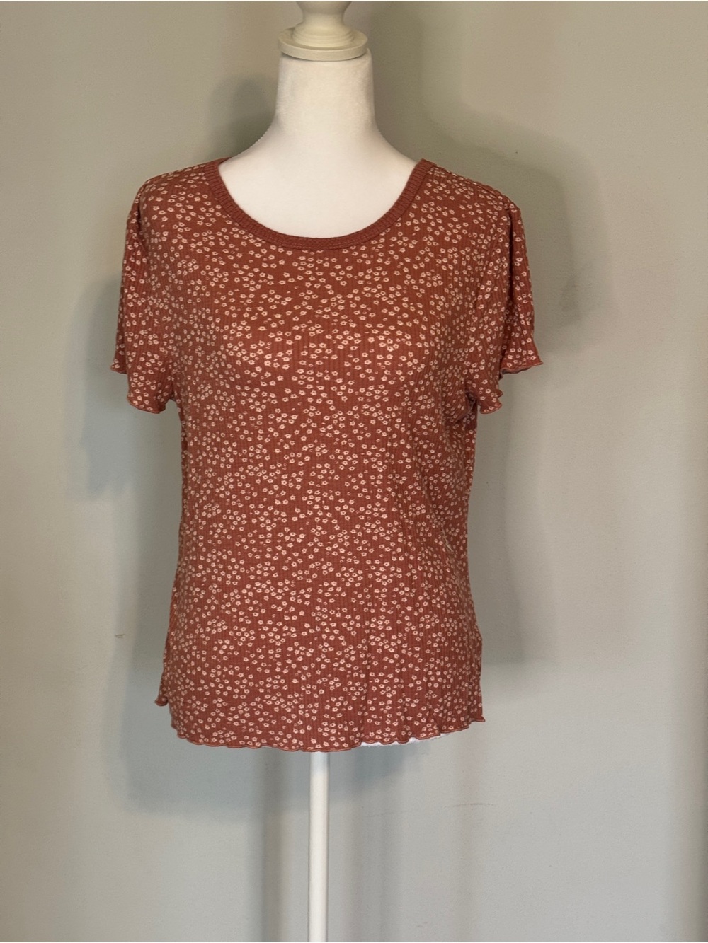 Short sleeve SO ribbed shirt